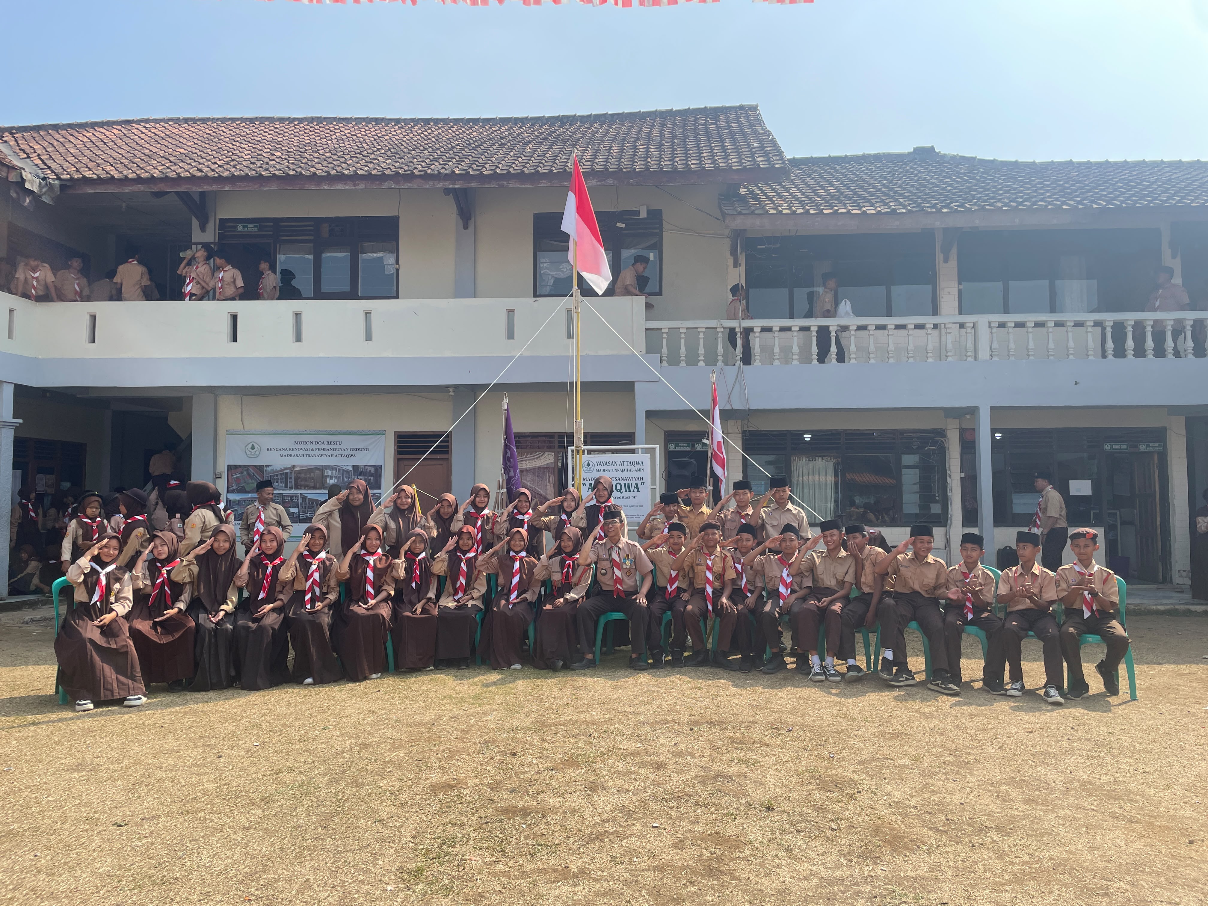 Foto Bersama HUT Pramuka Ke 65